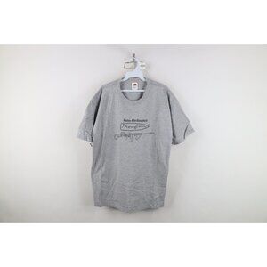 Vintage Mens Size XL Auto Ordnance Thompson Machine Gun T-Shirt Heather Gray